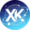 星空XK集团官方Logo - 蓝色星空背景上的XK字母设计