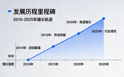 发展历程里程碑图表展示 - 从2010到2025的增长曲线